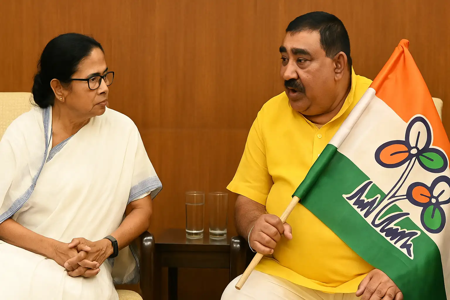 বোলপুরে মমতা অনুব্রত বৈঠক: কেষ্টর প্রত্যাবর্তনের জল্পনা তুঙ্গে