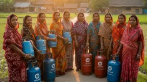 মহিলাদের জন্য বিনামূল্যে Free LPG Cylinder সংযোগ, PM Ujjwala Yojna
