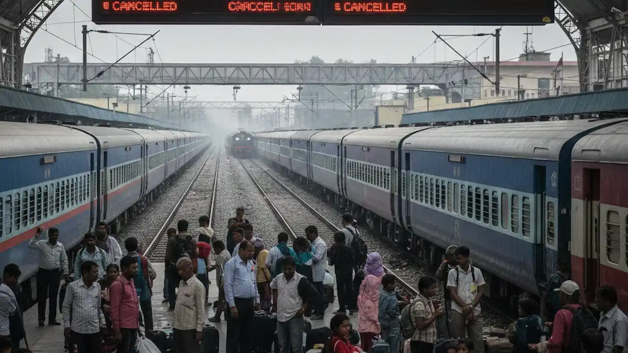 ডিসেম্বরে থেকে মার্চ-২০২৬ পর্যন্ত ২৪ জোড়া ট্রেন বাতিল সংক্রান্ত ভারতীয় রেলের ঘোষণা