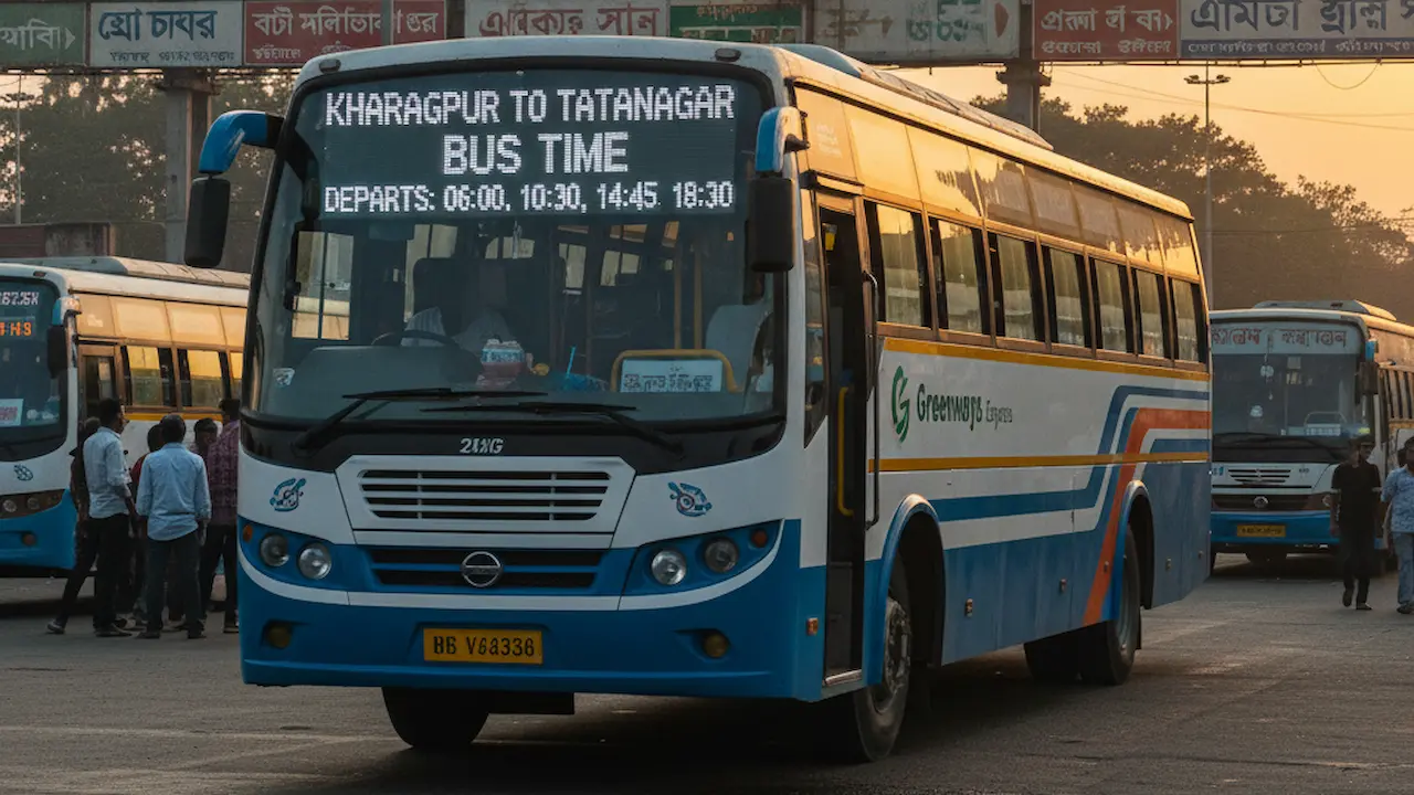 খড়গপুর থেকে টাটানগর যাওয়ার বাসের সময়সূচী – Kharagpur to Tatanagar bus time table latest update