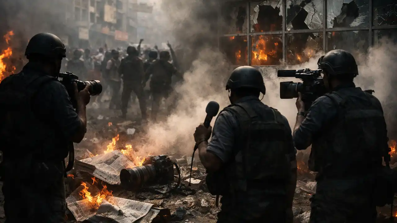 বাংলাদেশে সাংবাদিক নির্যাতন ও গণমাধ্যম হামলার কারণে সংবাদমাধ্যমের নিরাপত্তা সংকট