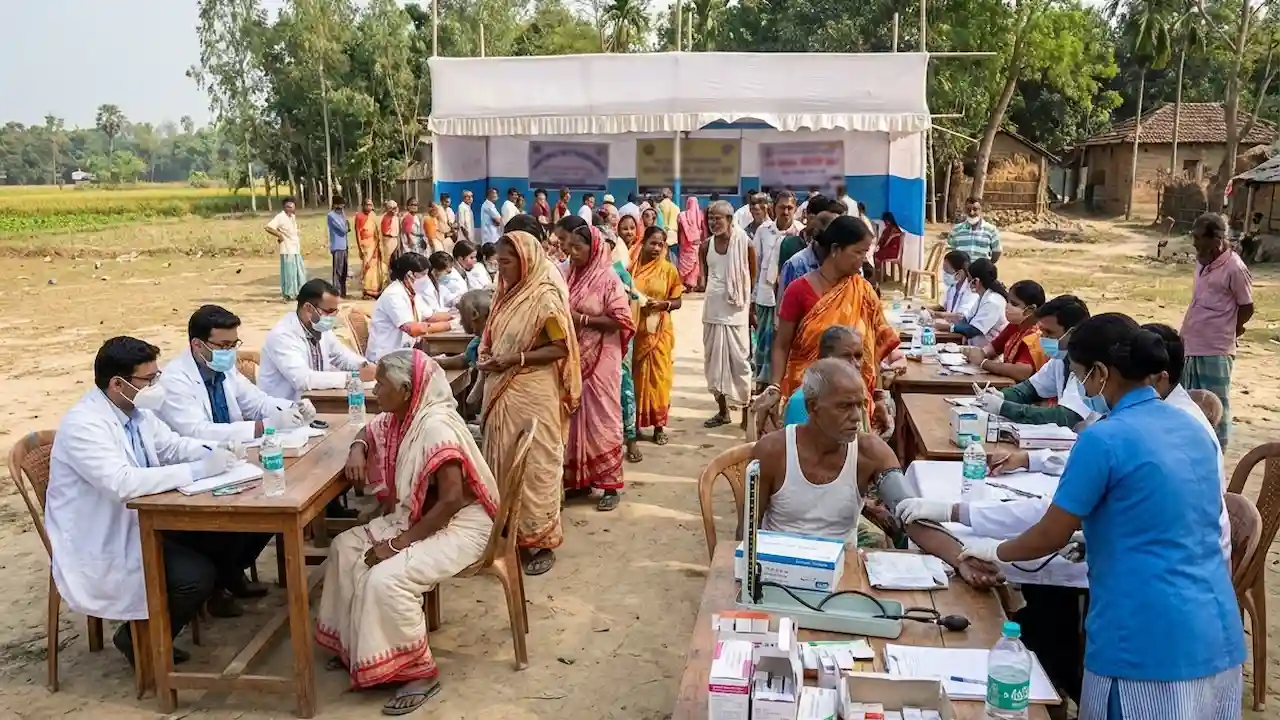 নন্দীগ্রামে সেবাশ্রয় স্বাস্থ্য শিবিরে অভিষেক বন্দ্যোপাধ্যায়ের উদ্যোগে বিনামূল্যে চিকিৎসা ও স্বাস্থ্য পরীক্ষা