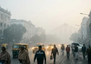 পশ্চিমবঙ্গ আবহাওয়া আপডেট কলকাতায় শীত ও কুয়াশার বর্তমান পরিস্থিতি