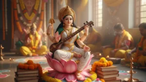 সরস্বতী পুজো কবে পড়েছে ২০২৬ সালে? তারিখ, শুভ সময় Saraswati Puja 2026 Date সরস্বতী পুজো কবে পড়েছে ২০২৬ সালে তারিখ ও শুভ সময় সহ মা সরস্বতীর পূজা