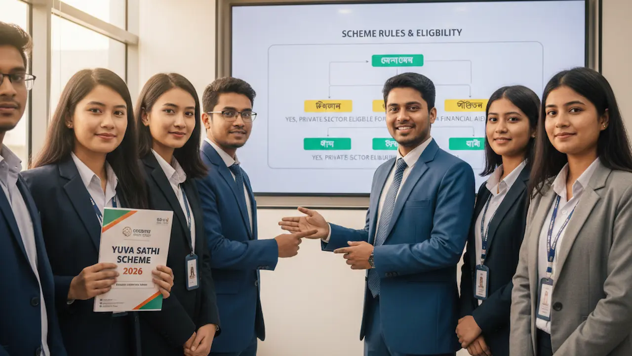 Banglar Yuva Sathi Scheme বাংলার যুব সাথী প্রকল্প ২০২৬: প্রাইভেট কর্মীরা কি ১৫০০ টাকা পাবেন? জেনে নিন নিয়ম