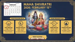 মহা শিবরাত্রি ২০২৬ কবে পড়েছে এবং কত তারিখে কিভাবে পালন করবেন: চার প্রহরের পুজো ও ব্রত কথা Maha Shivratri 2026 Date Time Tithi