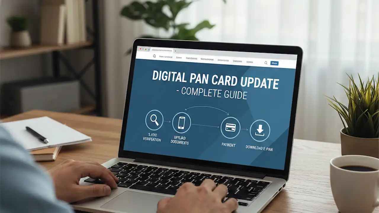 ঘরে বসে সহজেই ডিজিটাল প্যান কার্ড আপডেট করার সম্পূর্ণ পদ্ধতি Digital PAN Card Update