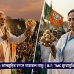 ঝালমুড়ির জবাবে নারকেল নাড়ু! বিজেপিকে পাল্টা আক্রমণ মুখ্যমন্ত্রীর