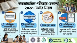 ​পশ্চিমবঙ্গ উচ্চমাধ্যমিক শিক্ষা সংসদের অধীনে উচ্চমাধ্যমিক পরীক্ষার রেজাল্ট ২০২৬ দেখার নিয়ম নিয়ে বড় আপডেট