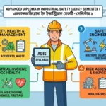 ADIS Course 1st Semester Detailed Syllabus (Bengali & English) | Advanced Diploma in Industrial Safety