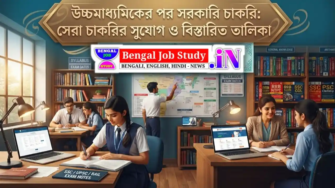 উচ্চমাধ্যমিকের পর সরকারি চাকরি