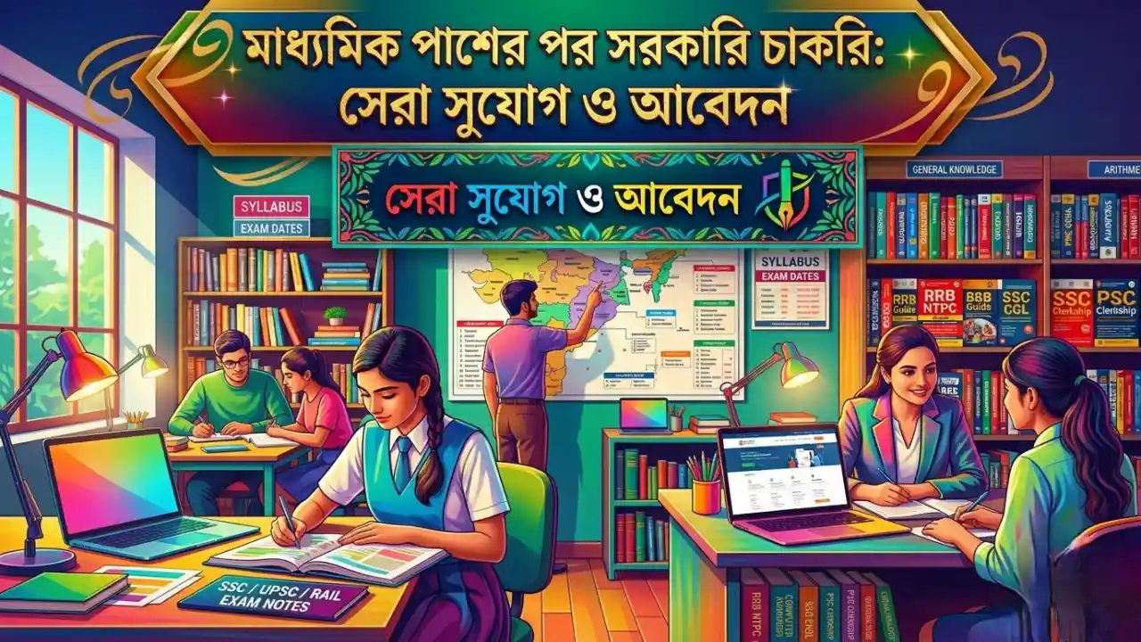 মাধ্যমিক পাশের পর সরকারি চাকরি: সেরা সুযোগ ও আবেদন পদ্ধতি